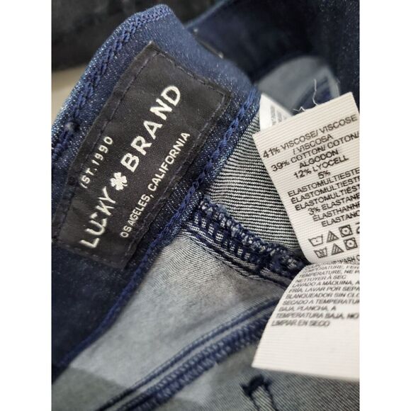 Lucky Jeans 8/29 Womens High Rise Skinny Leg AVA Dark Wash Blue Casual - Picture 6 of 7